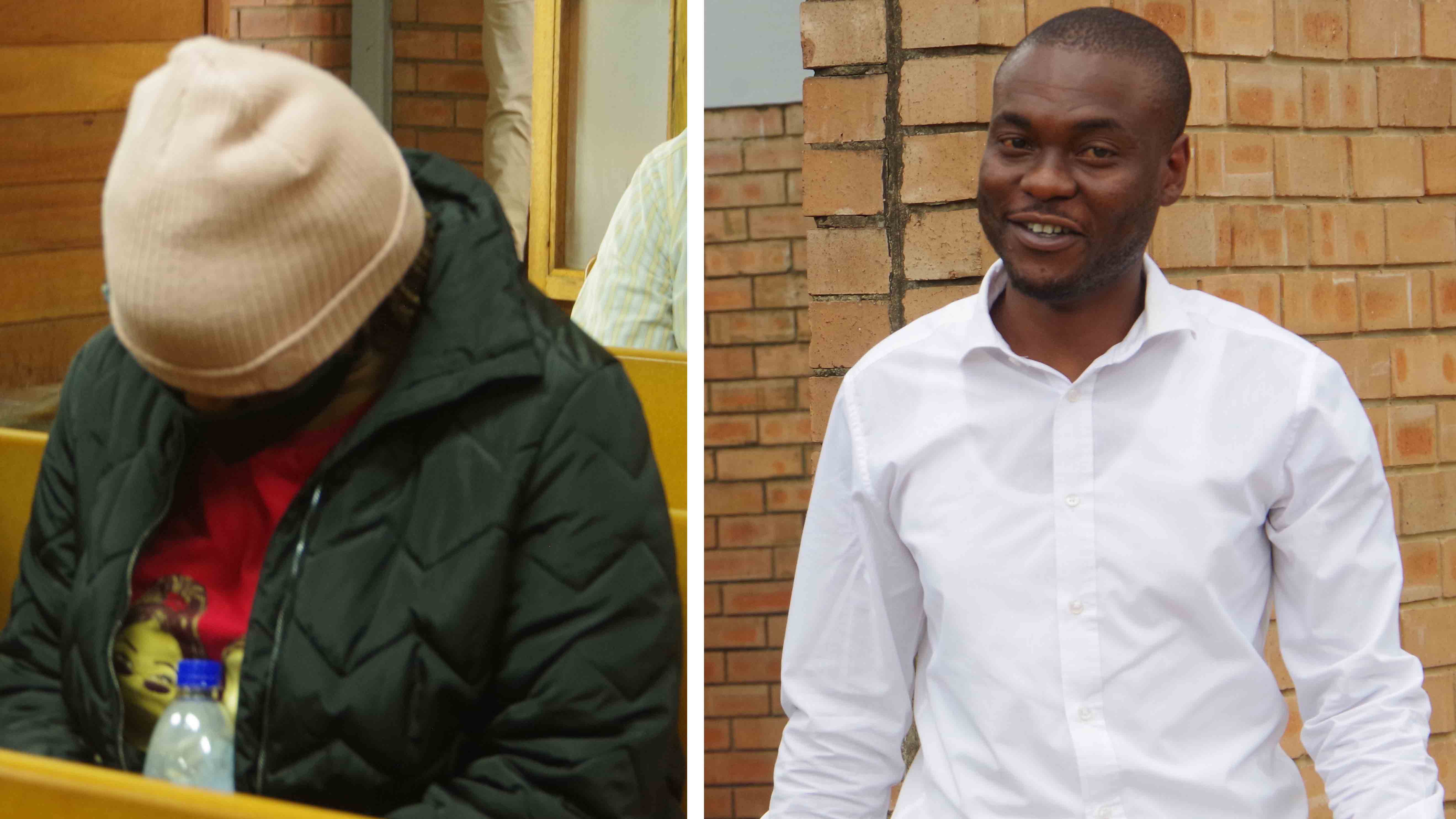 Assistant Civil Registrar Nonhlanhla Phumla Malambe (also inset) at the Mbabane Magistrates Court, where she appeared charged under the Prevention of Corruption Act. RIGHT: Sivesonkhe Ngwenya, who is representing Nonhlanhla Phumla Malambe in the matter. (Pics: Sibusiso Shange)